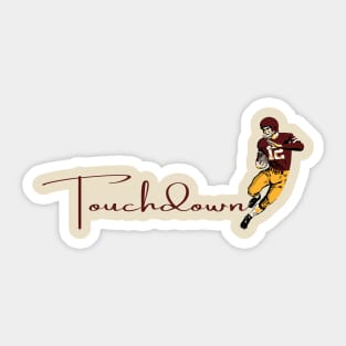 Touchdown Commanders! Sticker